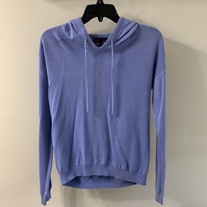 Blue lightweight sweater hoodie